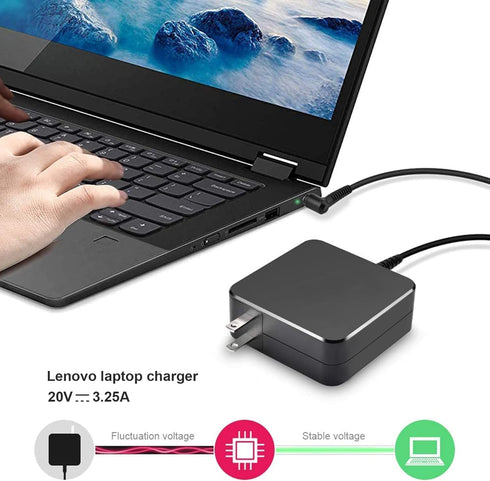 65W 45W AC Adapter Charger Replacement for Lenovo IdeaPad 3 5 110 310 320 330 330s S145 S340 Series Charger 110-15ISK 320-15ABR 320-15IAP 330-15IG...